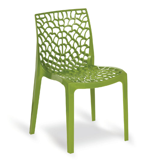 Oaknest Web Mehndi Green: A beautifully designed chair featuring a rich mehndi green color, perfect for adding a touch of elegance to any space.